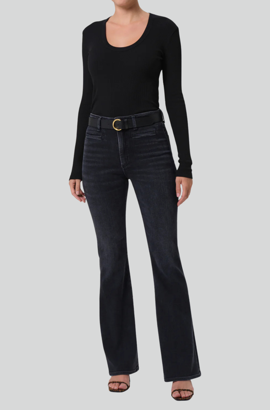 LILAH FLARE WITH WELT POCKET