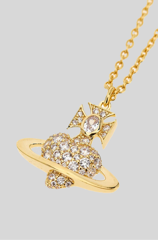 AGNATHA BAS RELIEF PENDANT GOLD