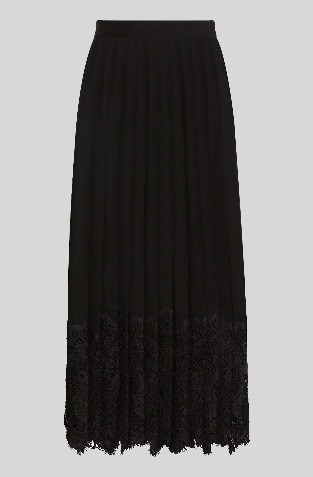 PLEATED CHIFFON SKIRT