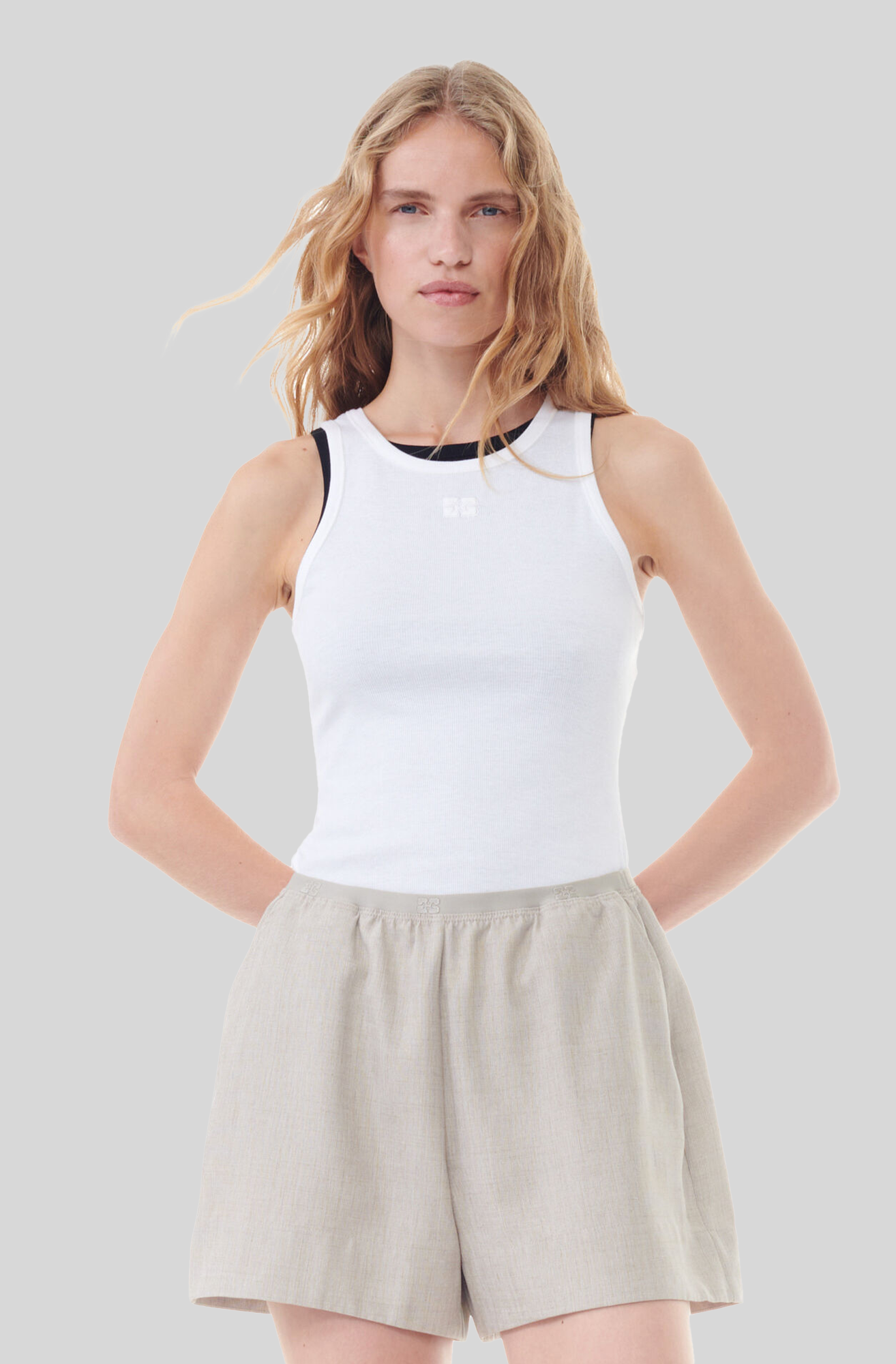 SOFT COTTON RIB TANK TOP