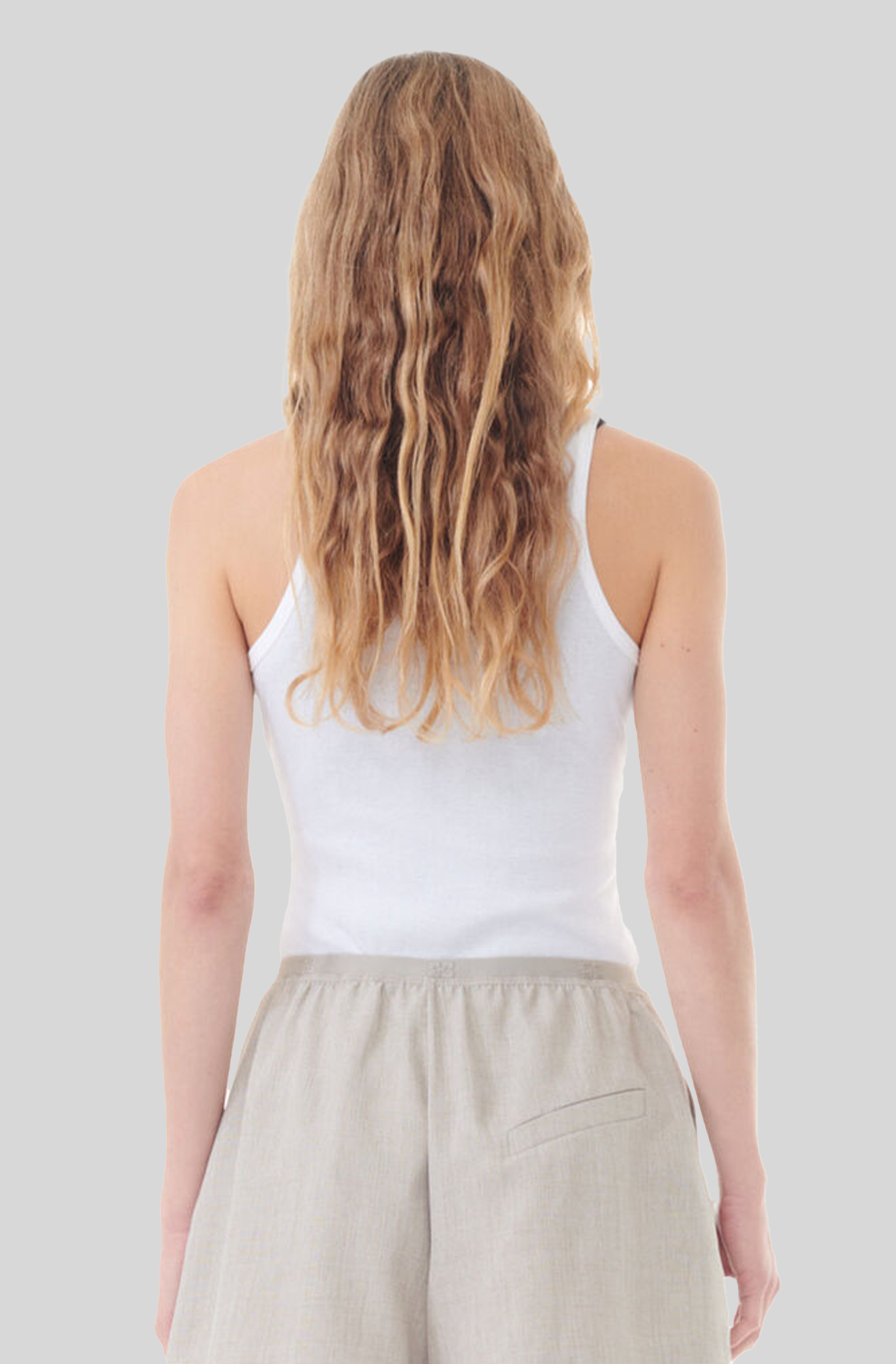 SOFT COTTON RIB TANK TOP