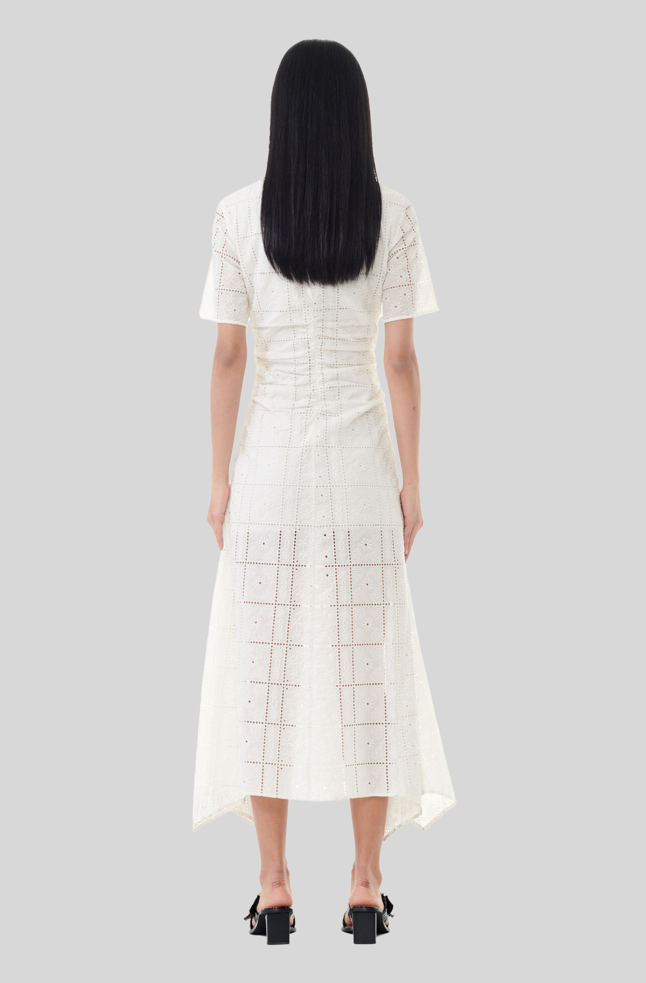 BRODERIE ANGLAISE LONG DRESS