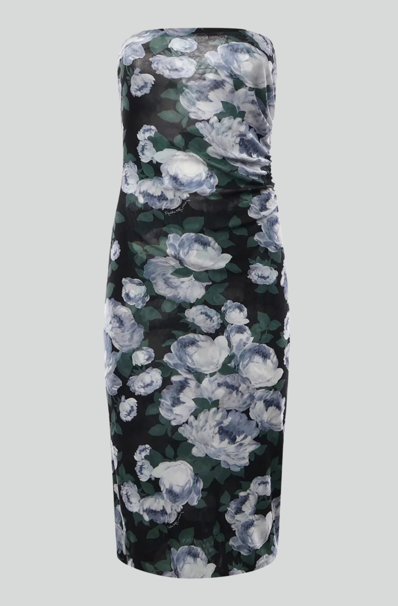 BUNCH OF ROSES MESH DRESS