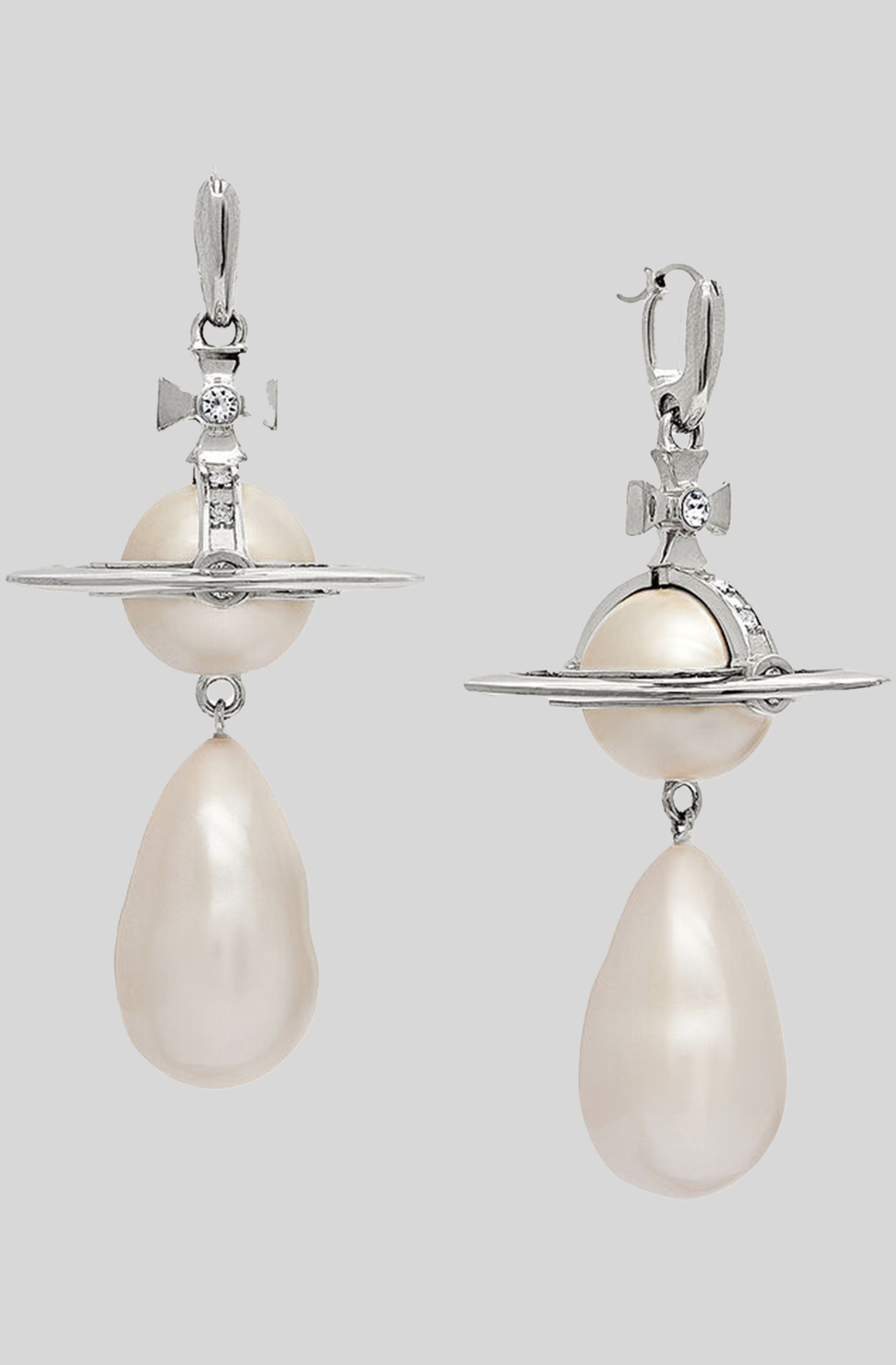 GIANT PEARL DROP EARRINGS