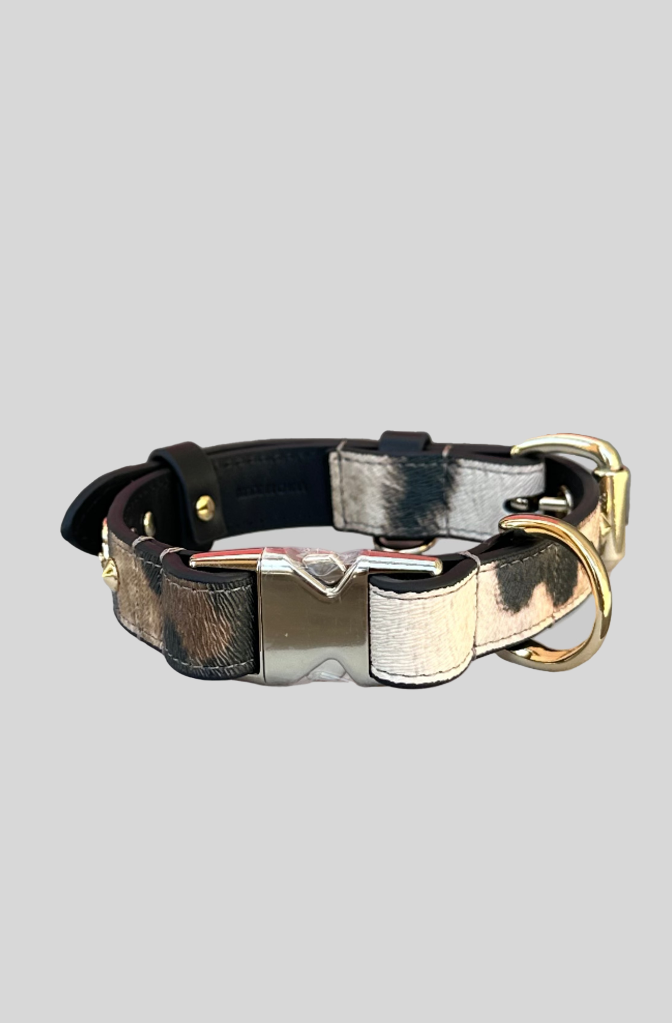 LEOPARD PRINT DOG COLLAR