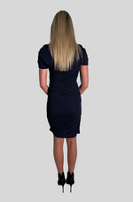 Load image into Gallery viewer, ILLUSION DRAPED SHRUG DRESS
