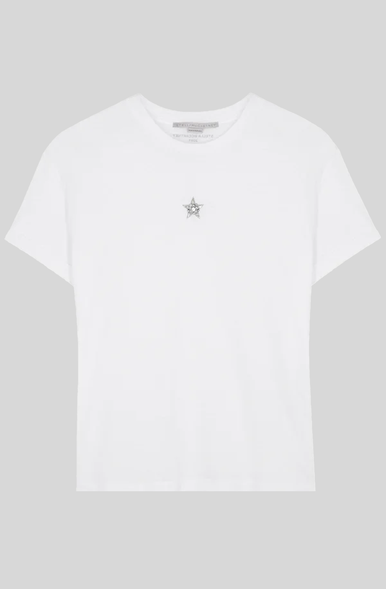 CRYSTAL EMBELISHED COTTON T-SHIRT