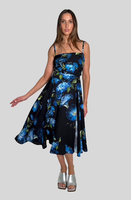 ROBE CHARMEUSE IMPRIMÉ BLUEBELL