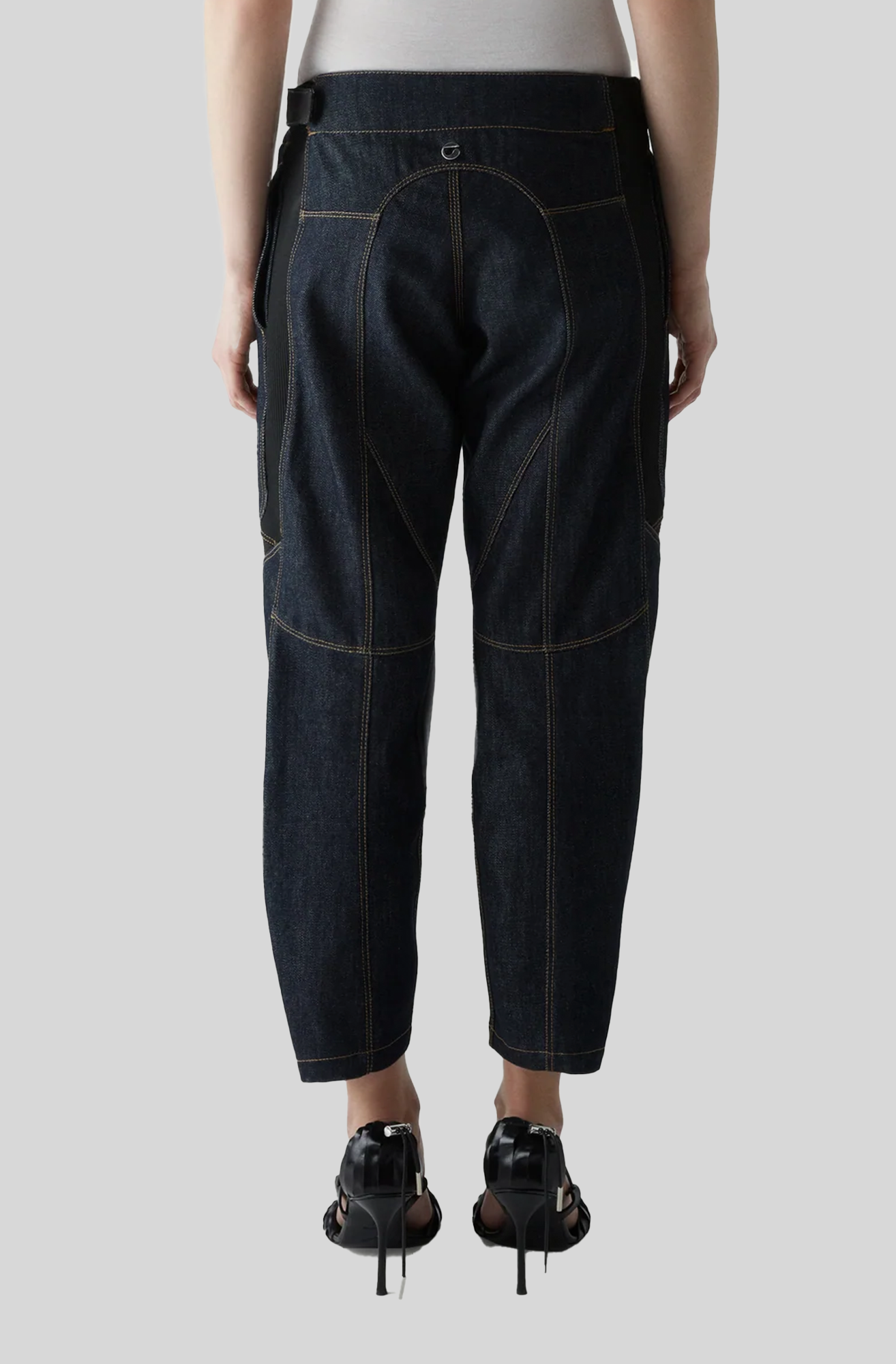 DENIM RACING TROUSERS