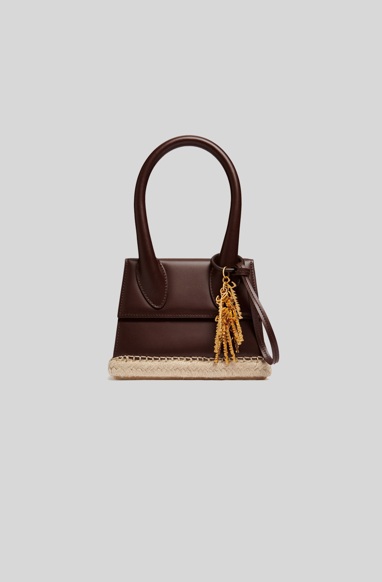 Jacquemus Le Chiquito moyen Cordao leather bag - Brown