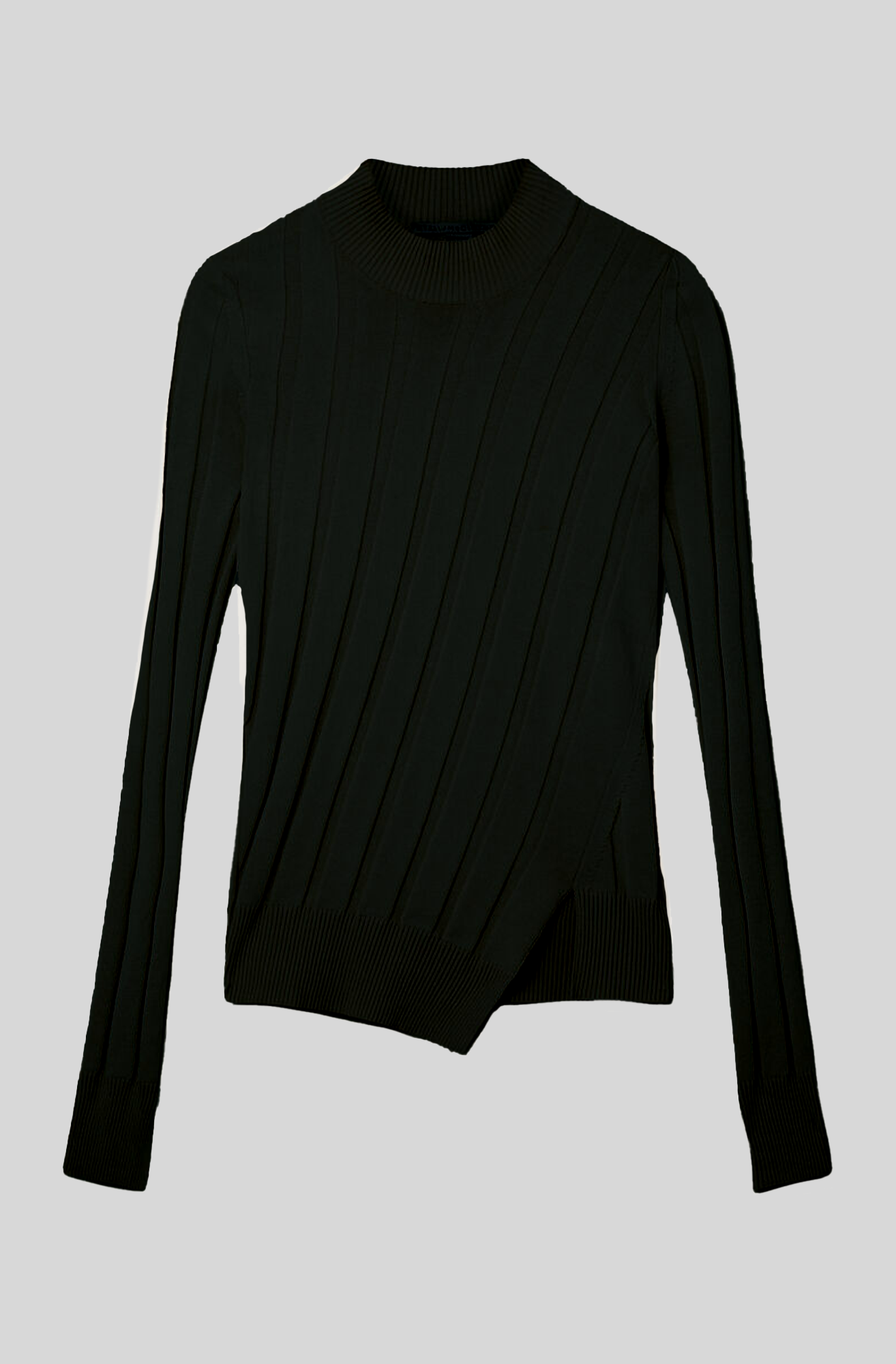 ASYMMETRIC RIB KNIT JUMPER