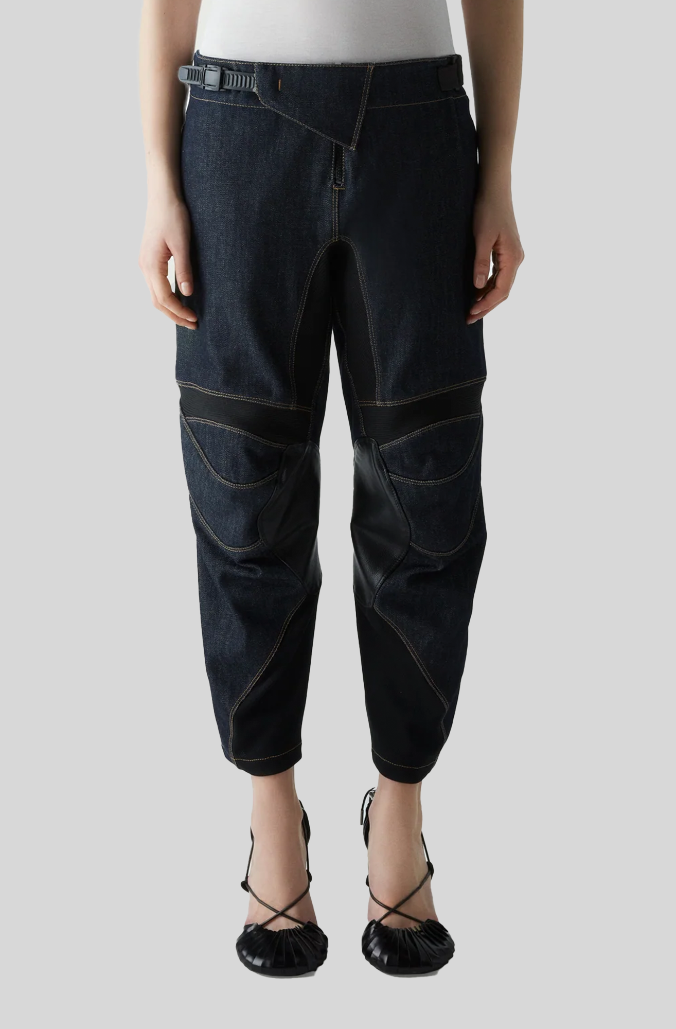 DENIM RACING TROUSERS