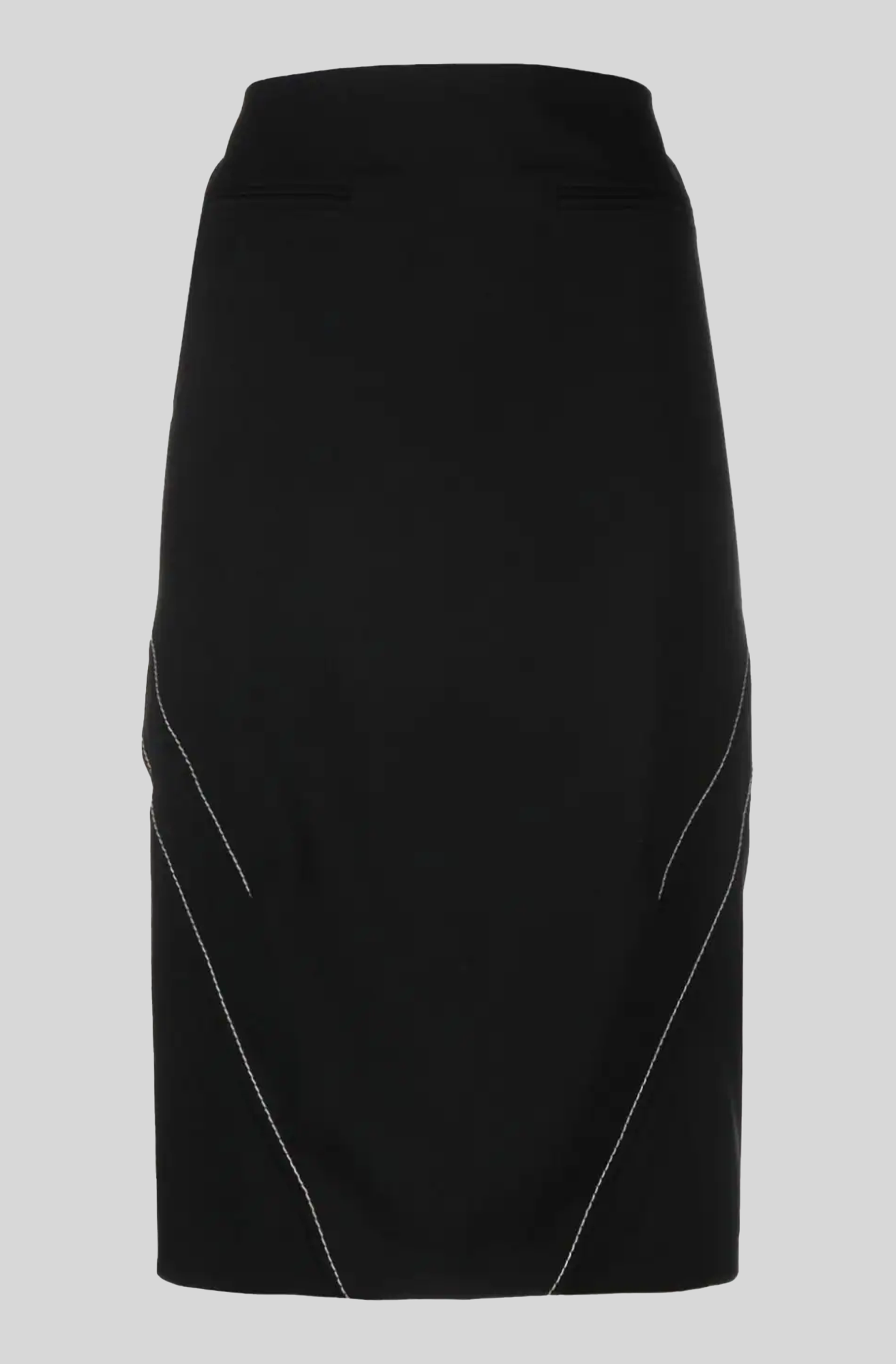 VIRGIN WOOL TAILORED SKIRT