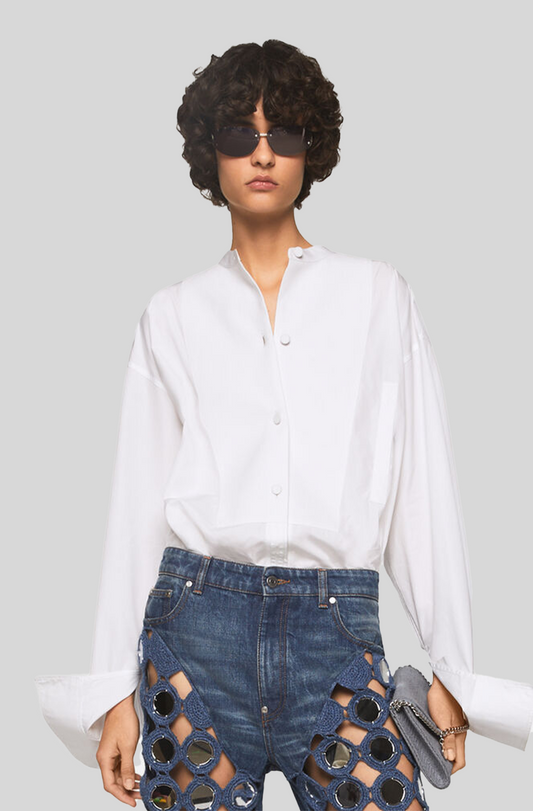 PLASTRON COTTON SHIRT