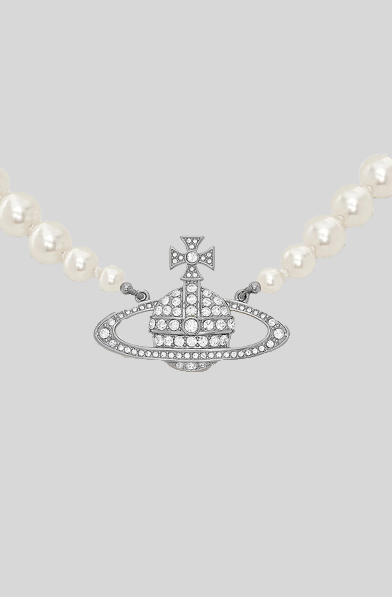 ONE ROW BAS RELIEF PEARL CHOKER