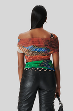 Load image into Gallery viewer, JERSEY BODY SHELTER DRAPED OFF SHOULDER TOP
