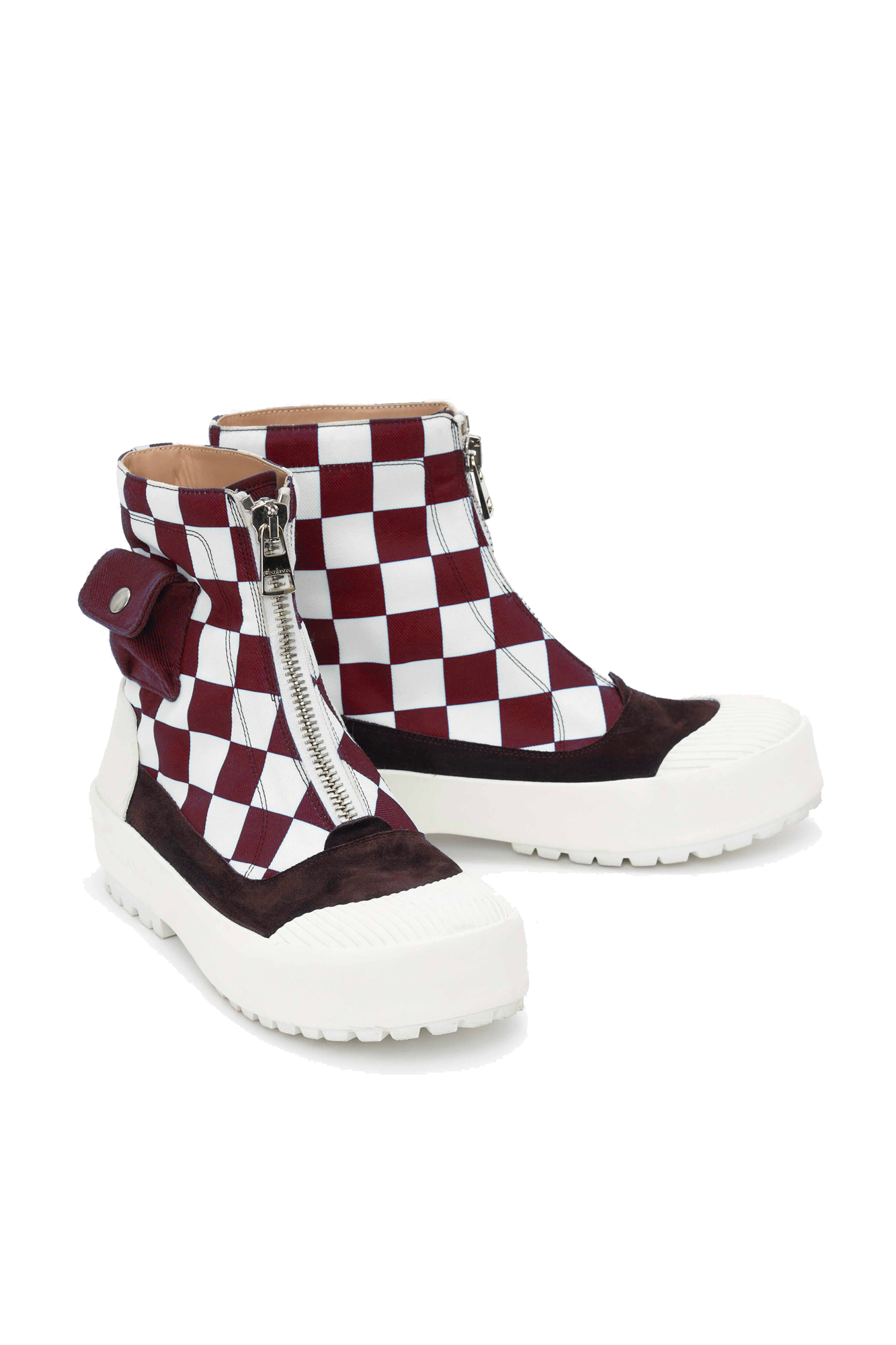 DUCK BOOT IN RED CHECK