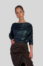 Load image into Gallery viewer, JOHANNAH TOP IN GREEN
