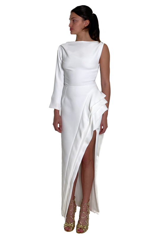 ROBE PINACLE EN BLANC