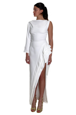 Load image into Gallery viewer, PINACLE GOWN IN WHITE
